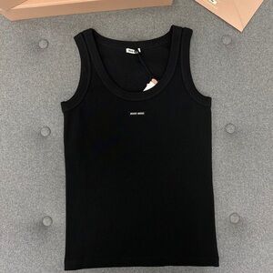 Miu Miu Women’s Black Tank Tops